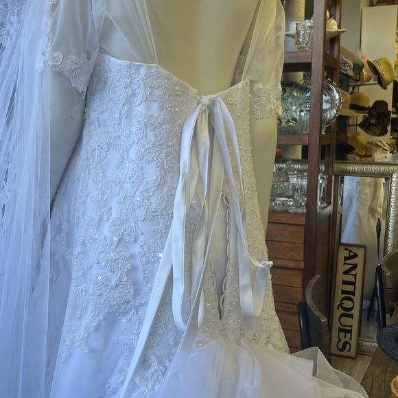 WEDDING DRESS BY DAVID’S - Picture 5 of 9